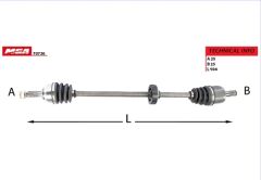 MGA-70736 Aks Komple Sağ-(Hyundai Accent 95/00/Accent 00/05 Benzinli / Excel 90/94)