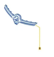 Taliant Ön Panjur Üst Kaplaması 21- - 623821381R