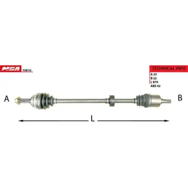 MGA-70810 Aks Komple Sağ-(Abs'li)-(Tata Indıgo-Marıne 2004//Turbolu)