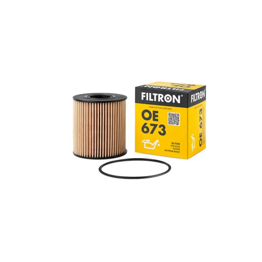 FLT-OE673 Yağ Filtresi (Kağıt Filtre) Ford Transit V347 06-Custom 2.2Tdci 12-) (Peugeot Fiat Fiorino 1.4 307 206 1.4 16V Et3J4 206 1.6 1