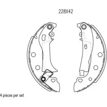 Mga 54500 Kampana Balata Cırcırlı Fiat M131 Renault 12 5920732-59204733-4353252