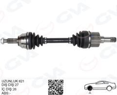 MGA-73391 Ön Aks Komple Sol (Otomatik) Ford Mondeo 93-00 96bg3b437adb