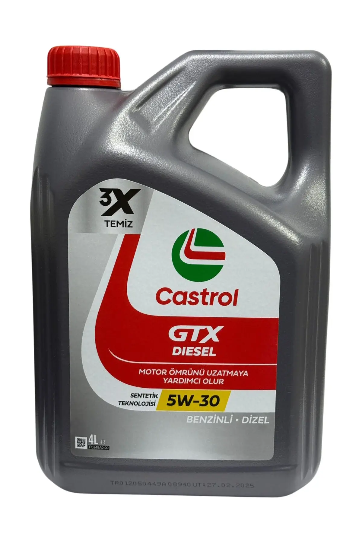 CASTROL MOTOR YAĞI 5W30 GTX 4 LİTRE