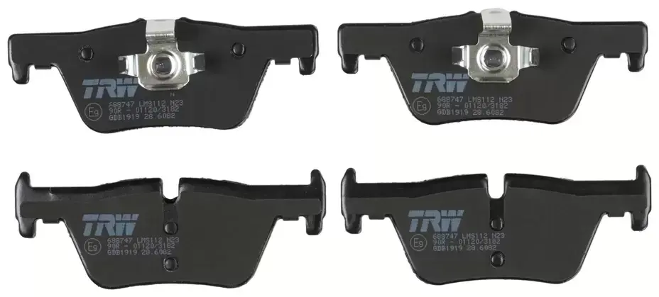 Trw Gdb1919  Fren Balatası Arka Bmw F20 F21 F22 F23 F30 F31 F34 F32 F33 F36 34218855013-34206873094-34216850569