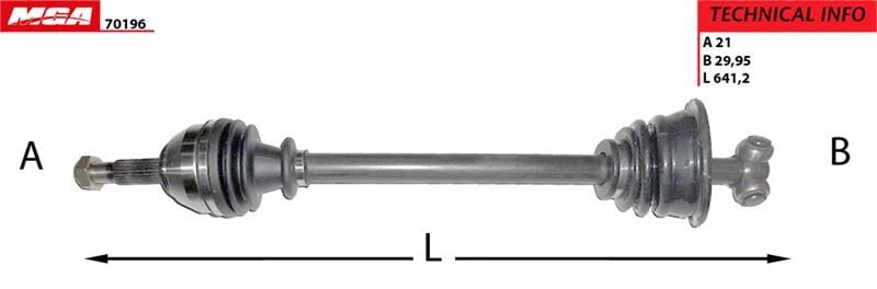 MGA-70196 Aks Komple Sol R19