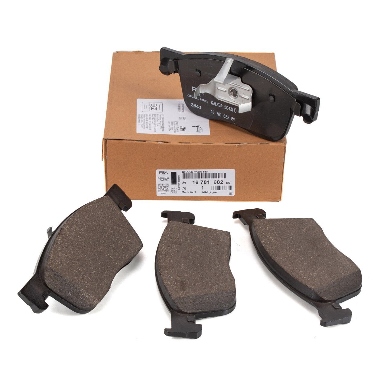 PSA 1680791780 ÖN FREN BALATASI FIAT SCUDO 23> ZAFIRA LIFE 19> VIVARO C 19> JUMPY III 16> EXPERT 16> TOYOTA PROACE 16> (304 mm)