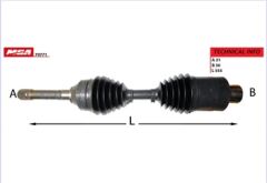 MGA-70771 Aks Komple Sol-(Tata Xenon 11/14)