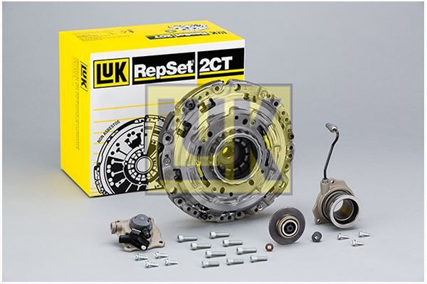 LUK 602000400 FIAT EGEA 1.6D MTJ  DEBRIYAJ SETI (ÇİFT KAVRAMALI KOMPLE SET) JEEP RENEGADE 14> ALFA ROMEO GIULIETTA 10> MITO 11>  2.0D MTJ